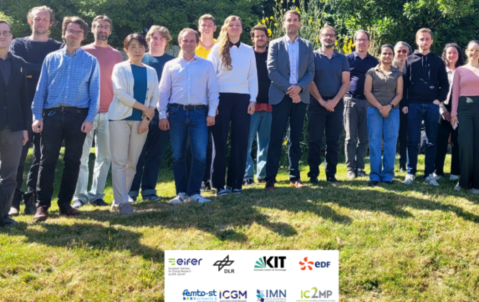 Photo de groupe de la réunion d'avancement du projet ANR HADES
