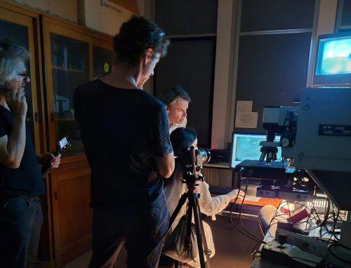 Tournage pour le Palais de la Découverte