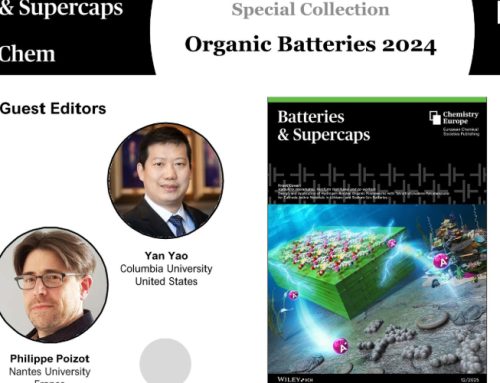 Philippe Poizot, guest editor alongside Yan Yao and Kenichi Oyaizu for *Chemistry Europe*